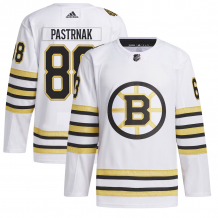 Boston Bruins - David Pastrnak 100th Anniversary Authentic Pro Away NHL Trikot