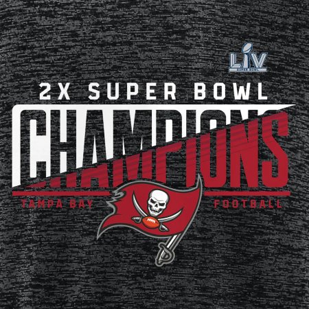 Tampa Bay Buccaneers - Super Bowl LV Champions Hash Mark NFL T-Shirt