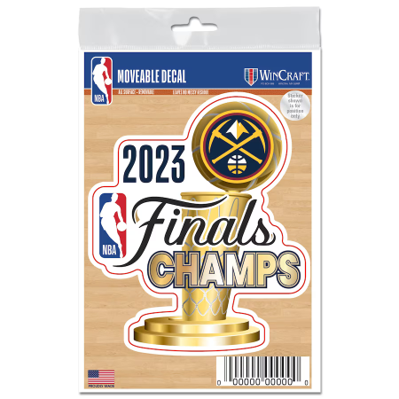 Denver Nuggets - 2023 Finals Champions NBA Naklejka