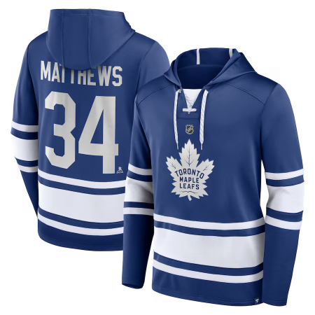 Toronto Maple Leafs - Auston Matthews Lace-Up NHL Mikina s kapucí