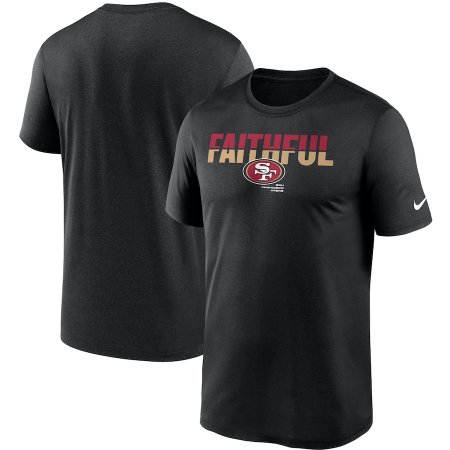 San Francisco 49ers - Local Phrase Black NFL T-shirt