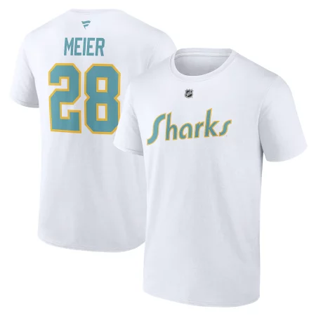 San Jose Sharks - Timo MeierReverse Retro 2.0 NHL T-shirt