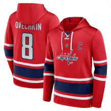 Washington Capitals - Alexander Ovechkin Lace-Up NHL Bluza s kapturem