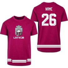 Łotwa - 2026 Hockey Koszulka/Własne imię i numer