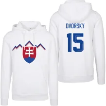 Słowacja Dalibor Dvorský 2026 Hockey Navy Bluza s kapturem