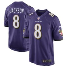 Baltimore Ravens - Lamar Jackson Home Game NFL Jersey