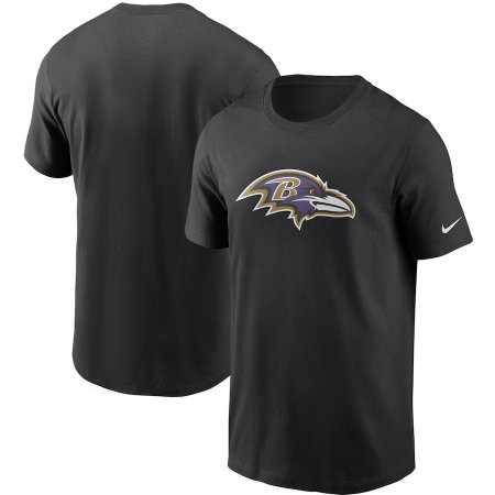 Baltimore Ravens - Primary Logo NFL Black Tričko