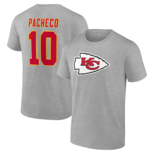 Kansas City Chiefs - Isiah Pacheco Icon Gray NFL Tričko