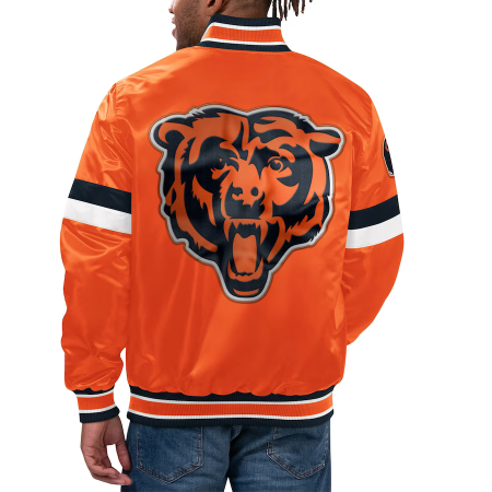 Chicago Bears - Full-Snap Varsity Satin NFL Kurtka