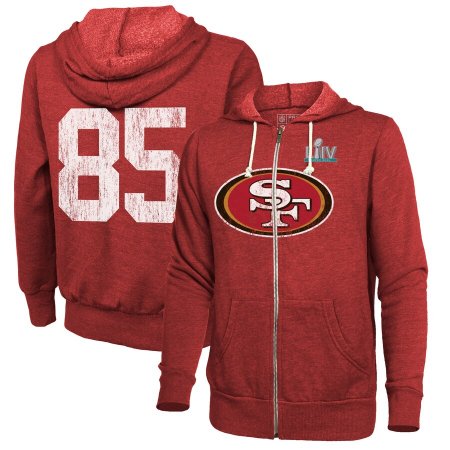 San Francisco 49ers - George Kittle Super Bowl LIV Full-Zip NFL Mikina s kapucňou