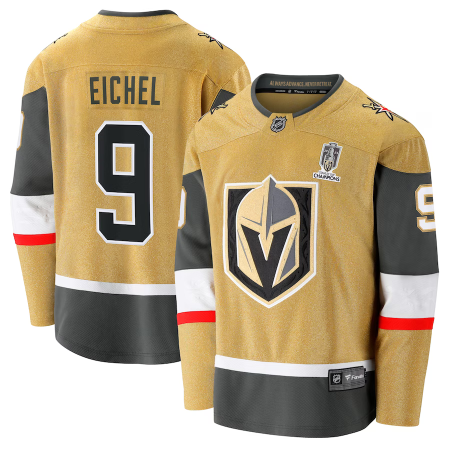 Vegas Golden Knights - Jack Eichel 2023 Stanley Cup Champs Home NHL Trikot
