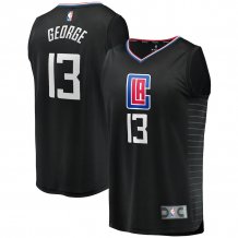 Los Angeles Clippers - Paul George Fast Break Replica Black NBA Jersey
