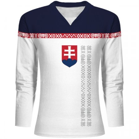 Slovensko Dámský - Hokejový Replika 0217 Fan Dres/Vlastní jméno a číslo