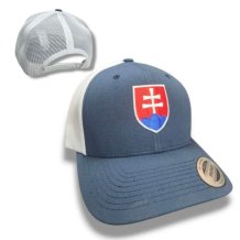 Slovensko Hokejová Fan Trucker White Kšiltovka