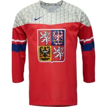 Czechy IIHF Nike Official Jersey - Czerwony/Własne imię i numer
