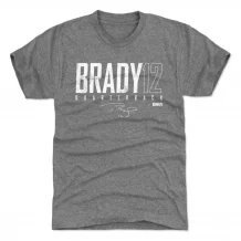Tampa Bay Buccaneers - Tom Brady Elite Gray NFL T-Shirt