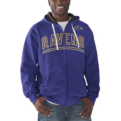Baltimore Ravens - Audible Full-Zip Fleece NFL Mikina s kapucí