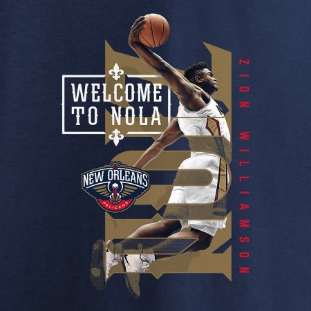 New Orleans Pelicans - Zion Williamson 2019 Draft Hometown NBA T-shirt