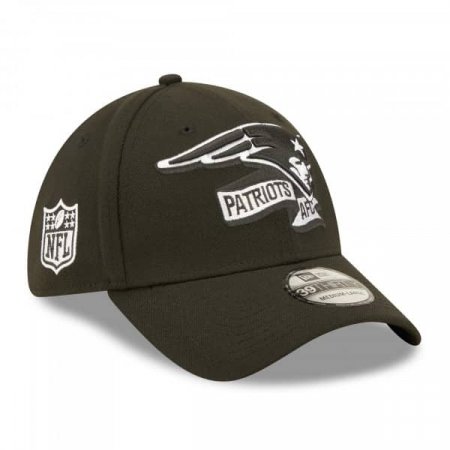 New England Patriots - 2022 Sideline Black & White 39THIRTY NFL Hat