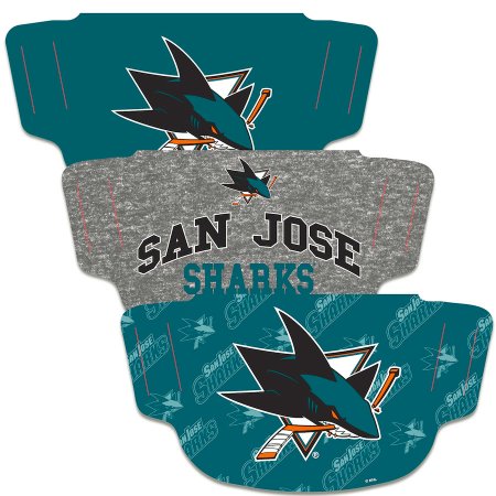 San Jose Sharks - Team 3-pack NHL rouška