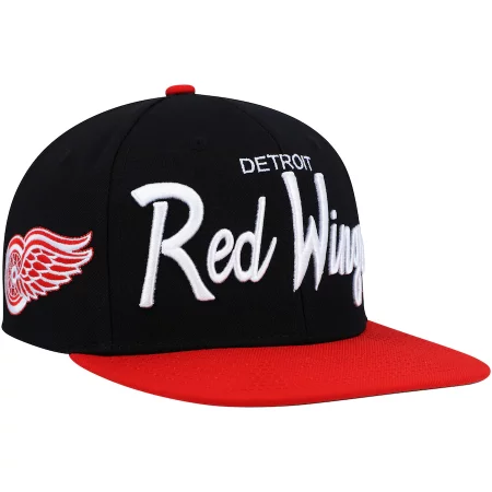 Detroit Red Wings - Víntage Script Snapback NHL Cap