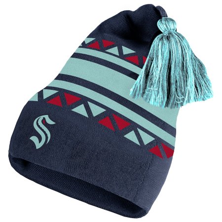 Seattle Kraken - Reverse Retro Pom NHL Knit Hat