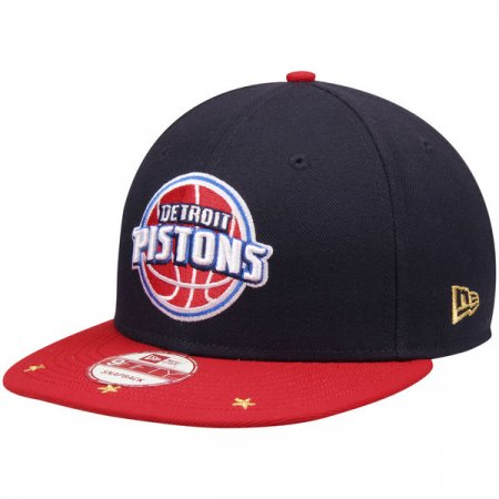 Detroit Pistons - Current Logo Star Trim Commemorative Champions NBA Čiapka