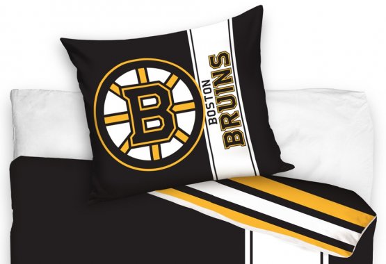 Boston Bruins - Belt Stripe NHL Bedsheets