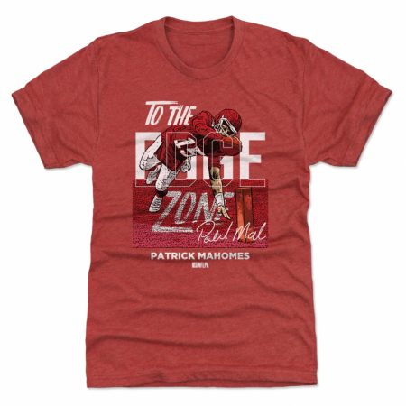 Kansas City Chiefs - Patrick Mahomes Edge Zone Red NFL T-Shirt