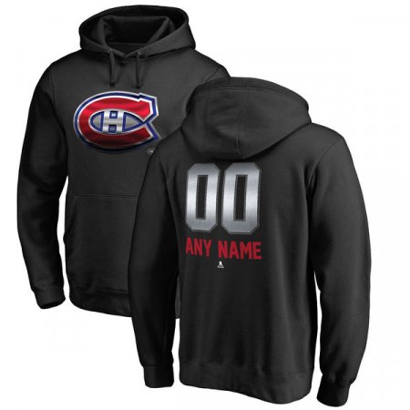Montreal Canadiens - Midnight Mascot NHL Sweatshirt with Name and Number
