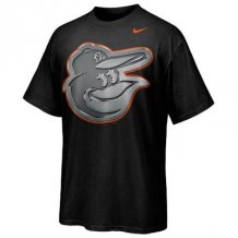Baltimore Orioles - Metal Logo MLB Tshirt