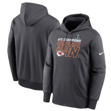 Kansas City Chiefs - 2023 AFC Champs Locker Room Trophy NFL Sweatshirt