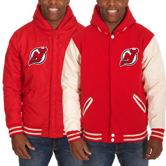 New Jersey Devils - Fleece Varsity Obojstranná NHL Jacket