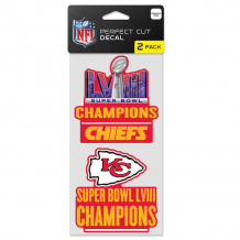Kansas City Chiefs - Super Bowl LVIII Champs Perf Set NFL Nálepka