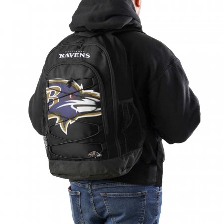 Baltimore Ravens - Big Logo Bungee NFL Backpack
