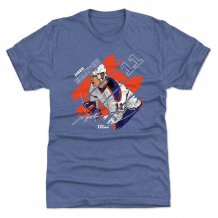 Edmonton Oilers - Mark Messier Stripes Blue NHL T-Shirt