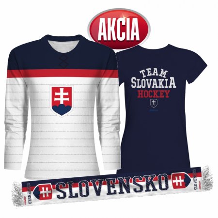 Slovakia Frauen - Aktion 1 Fan set Trikot + T-shirt + Schal