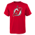 New Jersey Devils Youth - Primary Logo Red NHL T-Shirt