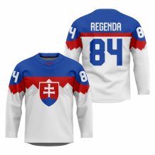 Slovensko - Pavol Regenda 2026 Hokejový Replica Dres Biely