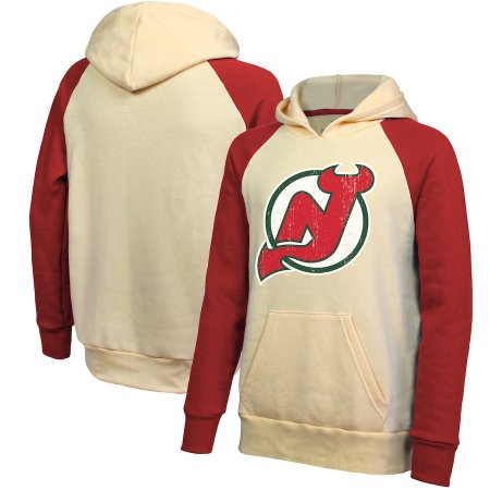 New Jersey Devils - Logo Raglan NHL Mikina s kapucí