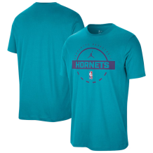 Charlotte Hornets - 2025 Authentic Practice Blue NBA T-shirt