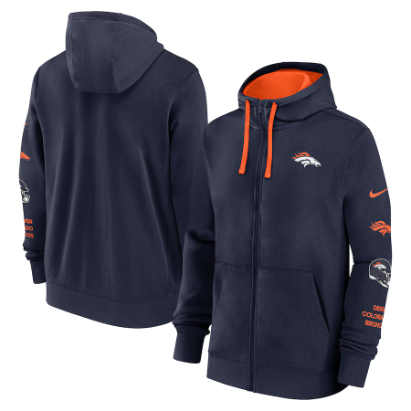 Zip Hoodie Denver Bronco Hoodies Cheap Denver Broncos Boys Red