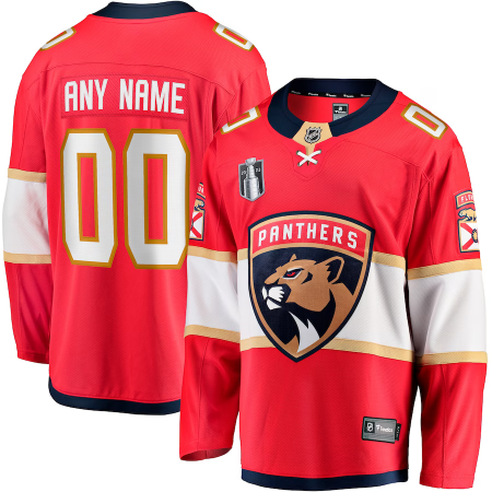 Florida Panthers - 2023 Stanley Cup Final Home Breakaway NHL Trikot/Name und Nummer