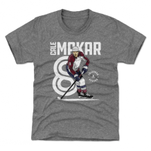 Colorado Avalanche Youth - Cale Makar Inline Gray NHL T-Shirt