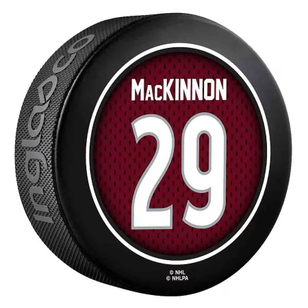 Colorado Avalanche - Nathan MacKinnon 2024 Hart Trophy NHL krążek
