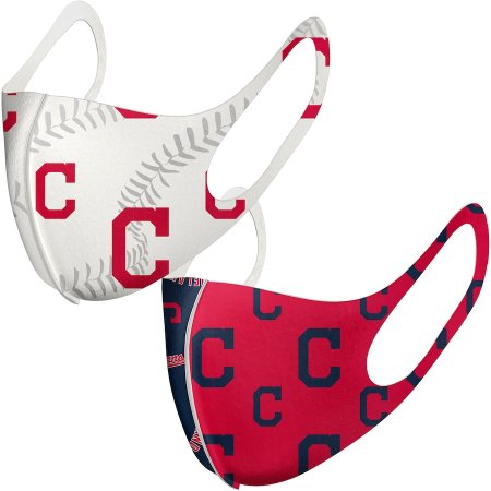 Cleveland Indians - Team Logos 2-pack MLB Gesichtsmaske