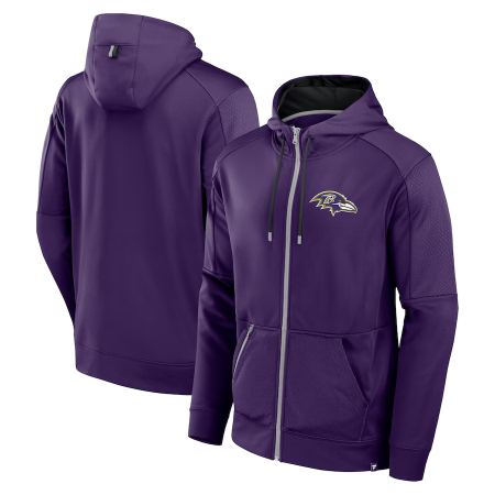 Baltimore Ravens - Defender Full-zip NFL Bluza z kapturem