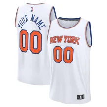 New York Knicks Youth - Fast Break White NBA Jersey/Customized