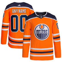 Edmonton Oilers - Authentic Pro Home NHL Trikot/Name und Nummer