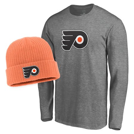 Philadelphia Flyers - Tričko + Zimní Čepice NHL Set
